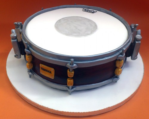 Snare Drum Novelty Birthday Cake