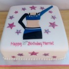 Bournemouth Elite Cheerleader Inspired Novelty Birthday Cake