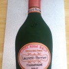 Laurent Perrier Bottle of Rose Champagne Novelty Cake