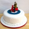 Mod Vespa Theme Novelty Birthday Cake Sponge Poole Dorset Main thumbnail