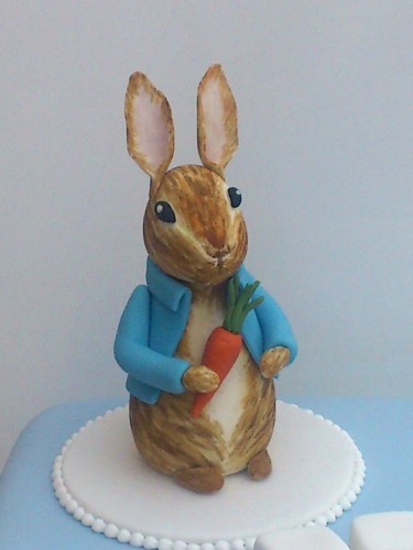 Peter Rabbit Themed Christening Cake