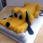 Pluto Inspired Novelty Birthday Cake