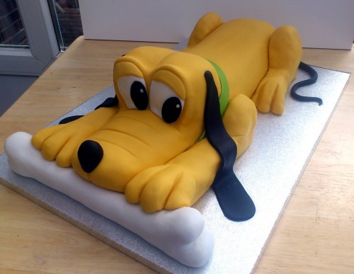 Pluto Inspired Novelty Birthday Cake