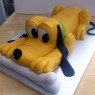 Pluto Inspired Novelty Birthday Cake  thumbnail