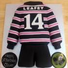 abingdon school rugby team shirt novelty cake