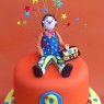 mr tumble inspired novelty 2 tier birthday cake  thumbnail
