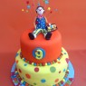 mr tumble inspired novelty 2 tier birthday cake s thumbnail