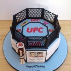 ufc themed novelty birthday cake