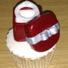 engagement ring in a box novelty cupcake