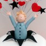 one direction 2 tier featuring niall novelty birthday cake  thumbnail