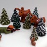 shooting scene novelty christmas cake  thumbnail