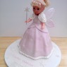 snow fairy princess novelty christening birthday cake thumbnail