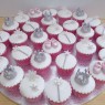 snow fairy princess novelty christening birthday cake  thumbnail