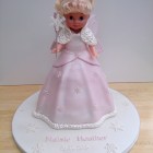 snow fairy princess novelty christening birthday cake