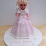 snow fairy princess novelty christening birthday cake  thumbnail