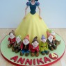 snow white and the seven dwarfs novelty birthday cake  thumbnail
