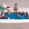 swimming pool novelty birthday cake with sunbeds  thumbnail