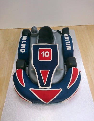 go kart novelty birthday cake