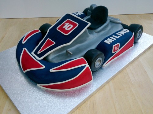 go kart novelty birthday cake