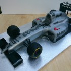 mclaren f1 2014 racing car novelty birthday cake