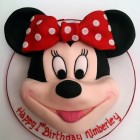 minnie mouse head novelty birthday cake