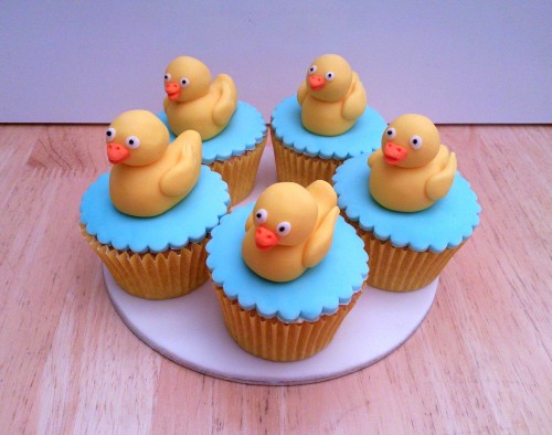 rubber duck novelty cupcakes