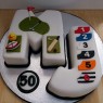 sports themed novelty birthday cake cricket golf rugby football greyhound racing  thumbnail