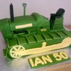 1964 john deere tractor with tracks novelty cake