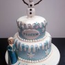 disney frozen themed birthday cake  thumbnail