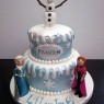 disney frozen themed birthday cake  thumbnail