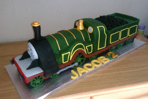 emily thomas the tank engine novelty cake