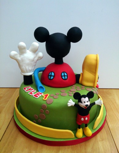 mickey mouse clubhouse birthday cake