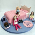 girls sleepover birthday cake poole dorset
