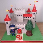 mike the knight castle cake