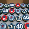 rangers football club themed cupcake tower  thumbnail