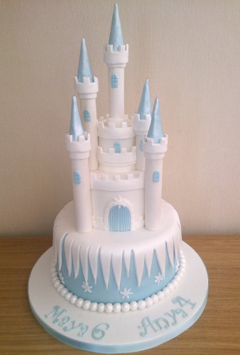 disney frozen castle cake 2 tier