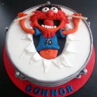 animal from the muppets drum cake