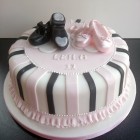 Ballet and Tap Shoes Birthday Cake