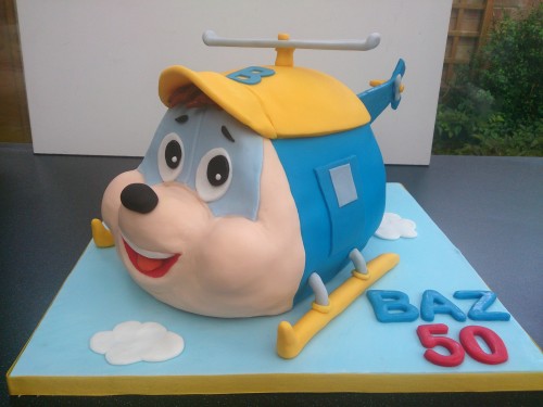 budgie the little helicopter novelty birthday cake