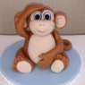 Cheeky monkey christening cake thumbnail