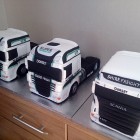 fleet of tractor units daf and scania cakes