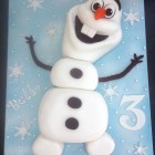 frozen olaf novelty birthday cake