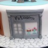 paris themed novelty birthday cake  thumbnail