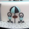 paris themed novelty birthday cake  thumbnail