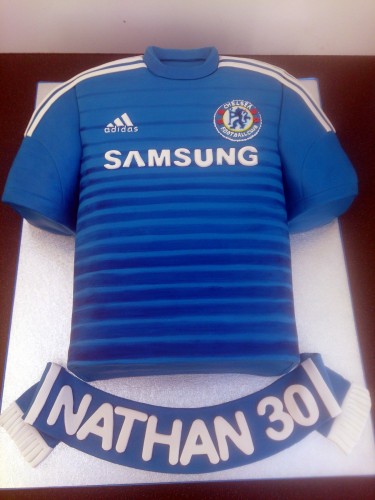 Chelsea Shirt 2014-15 Cake