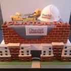 Construction Workers Themed Birthday Cake