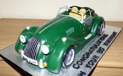 Morgan Sports Car Novelty Cake