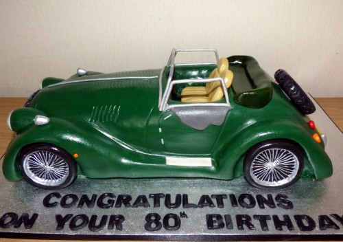 Morgan Sports Car Novelty Cake