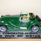 Morgan Sports Car Novelty Cake