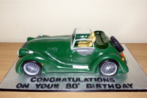 Morgan Sports Car Novelty Cake